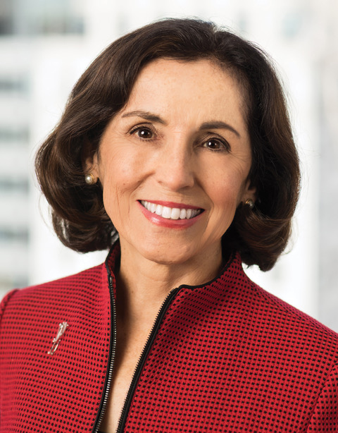 Headshot of France Cordova, a woman with dark hair and a red jack