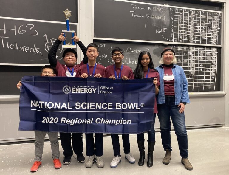 2020 Northeast regional science bowl winners